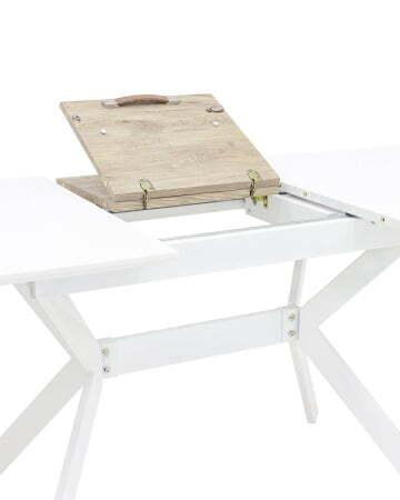 Стол обеденный Орландо раскладной 120-160*80 белый (Стол обеденный Орландо белый)