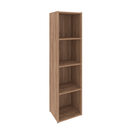 Модуль основной 4 ячейки Locker Plus LK.OM-4 408x350x1593 (Дуб Табак)