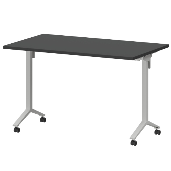 Стол мобильный складной Моби МБ25-120.70 1200x700x750 (Графит/Белый)
