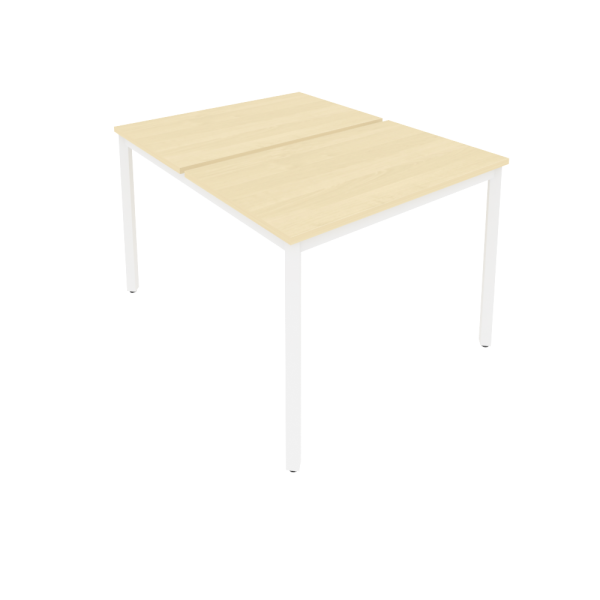 Рабочая станция на металлокаркасе Slim С.СП-3.2 980x1235x750 (Клен/Белый металл)
