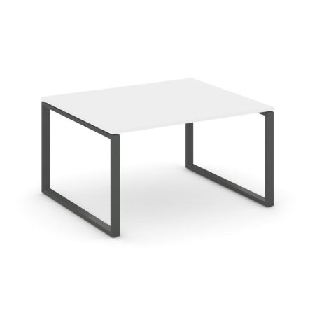 Стол переговорный SN-6O.SPRG-033.3 (1380х1180х750) (Белый/Металл Антрацит)