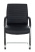 Кресло T-8010N-LOW-V черный Leather Black эко.кожа низк.спин. полозья металл хром (Черный)