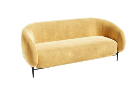 Диван двухместный BLT-2 (Kardif 14/Металл Черный)