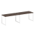 Рабочая станция Metal System Style БО.СМ-2.3 2800x720x750 (Дуб Наварра/Серый металл)