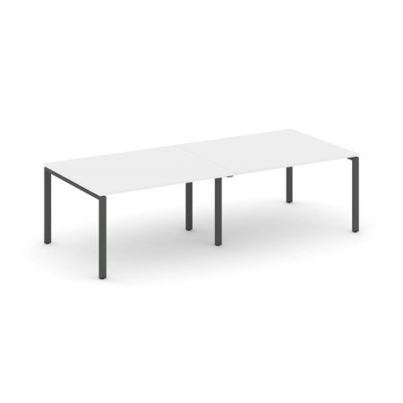 Стол переговорный SN-6P.SPRG-044.3 (3160х1180х750) (Белый/Металл Антрацит)