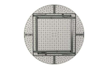 Стол круглый складной пластиковый Кейт 116 (Стол складной Кейт белый)