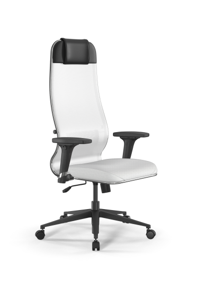Кресло для руководителя Метта Sit 10 B1-115D - T+Extra /Um00/Wm12/D02P(M09.B11.G19.W02) (Белый)