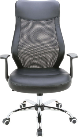 AL 779 Кресло офисное, экокожа | сетка (Черный)