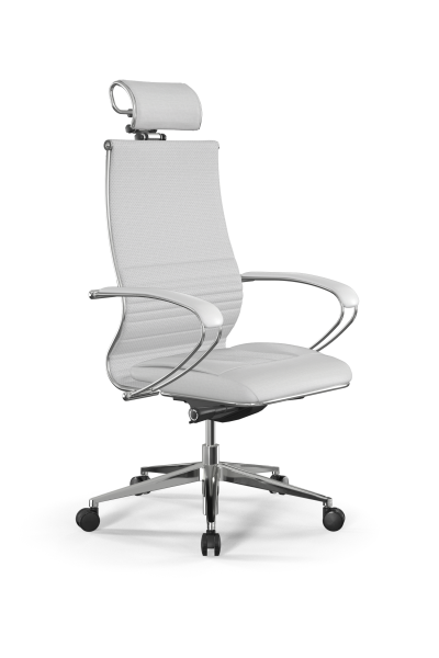 Кресло для руководителя Метта Samurai L2-8K - Infinity /Kc04/Wm06/K2cL/H2cL-3D(M26.B32.G25.W03) (Белый)