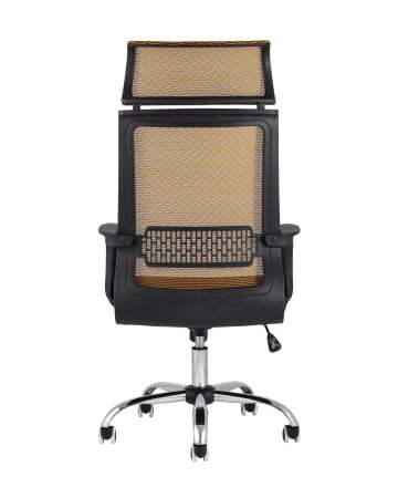 Кресло офисное TopChairs Style оранжевое (Компьютерное кресло Style оранжевый)