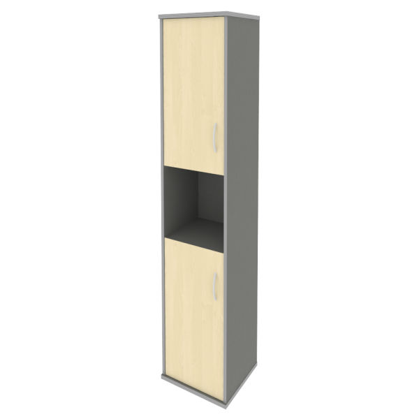 Шкаф Riva А.СУ-1.5 Л 404x365x1980 (Клен-Металлик)