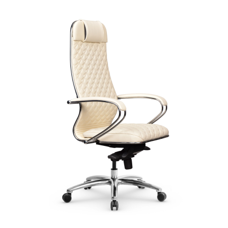 Кресло для руководителя Метта Samurai KL-1.04 MPES (Молочный)