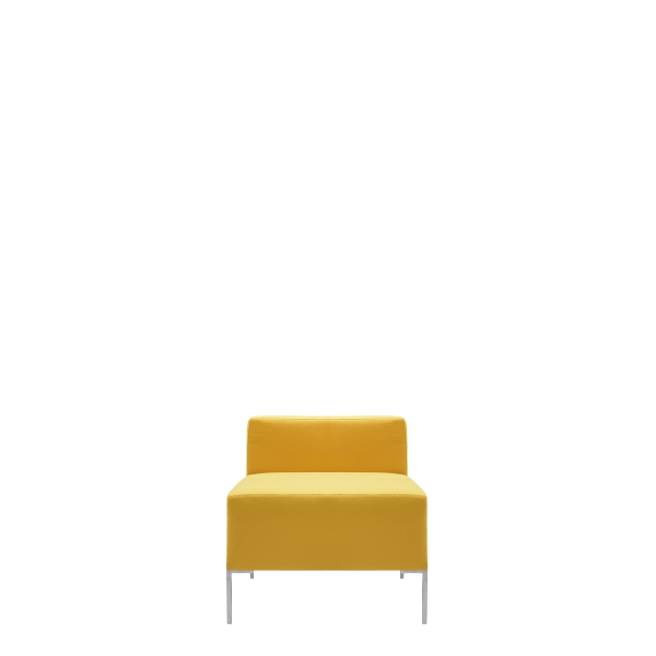 Кресло офисное Хаб (М-45) без подлокотников (Желтый)