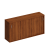 Шкаф-купе низкий Комфорт КФ К.523 1540x380x750 (Дуб шамони темный)