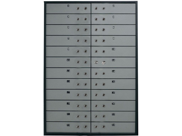 Блок депозитных ячеек VALBERG DB-24 DGL (Серый/Графит)