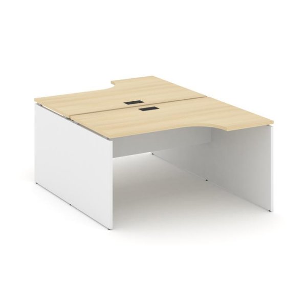 Рабочая станция эргономичная SN-D.DRPA-022 (1580х1632/1992х750) (Акация Лорка/Белый)
