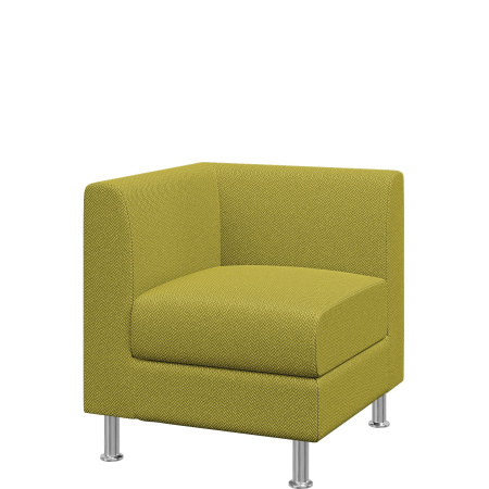 Диван Домино. Модуль угловой правый. (Модуль угловой правый sweet_green)