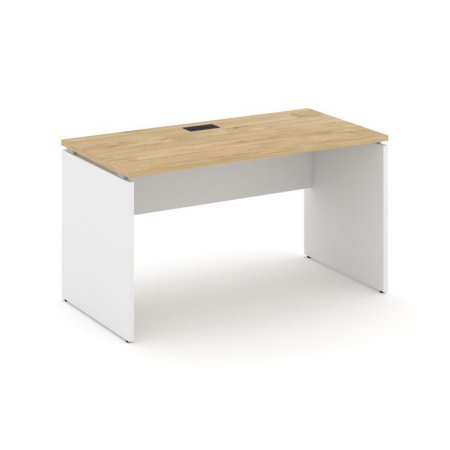 Стол письменный SN-D.SP-021 (980х800х750) (Тиквуд Светлый/Белый)