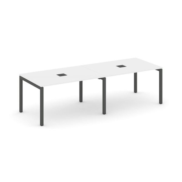 Стол переговорный SN-5P.SPRG-014 (3160х980х750) (Белый/Металл Антрацит)