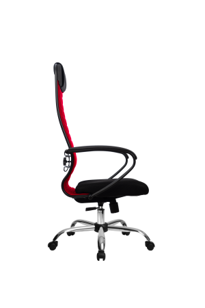 Кресло для руководителя Метта МЕТТА-21(MPRU)/подл.130/осн.003 (Красный)