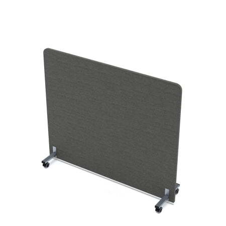 Акустическая мобильная перегородка SOFTOffice 011.МП.1412 1400x377x1200 (Silver)