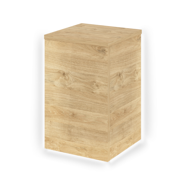 Накладка угловая высокая внешняя  с подсветкой левая для О.R-F.MU.VNEL Onix О.R-NU.V.VNE.SL 432x432x (Тиквуд Светлый)