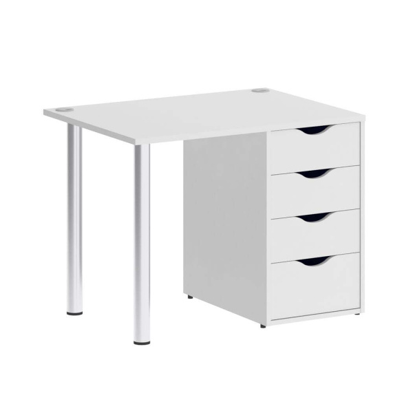 Стол письменный VR.SP-3-98.4 980x720x750 (Белый Бриллиант)