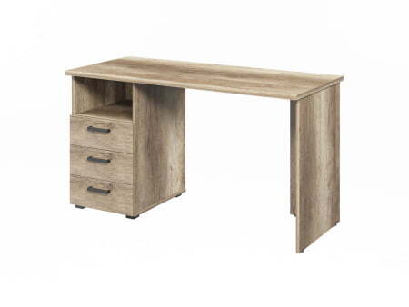 Стол на опорной тумбе L-28 1350х590х750 (Дуб Каньон)