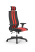 Кресло для руководителя Метта Sit 10 B2-187D - Extra /Kb40/Wh40/D02P/H3mL-G-2D(M09.B02.G15.W01 (Красный | Черный)