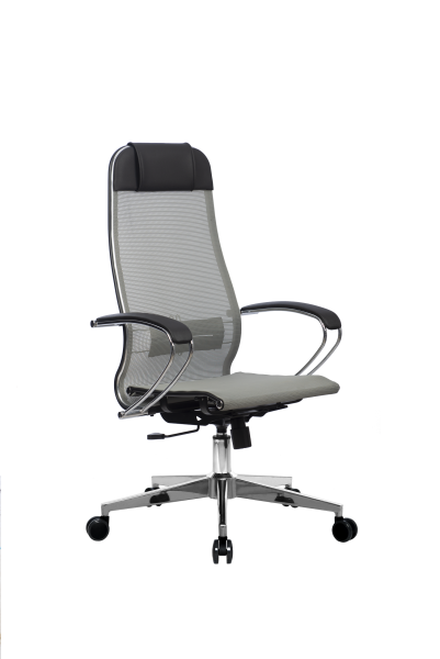 Кресло для руководителя Метта МЕТТА-12(MPRU)/подл.131/осн.004 (Серый)