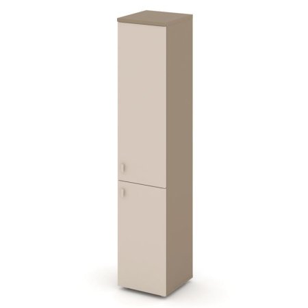 Шкаф высокий узкий прававый ES.SU-1.3 (R) (400х420х1977) (Латте/Капучино)