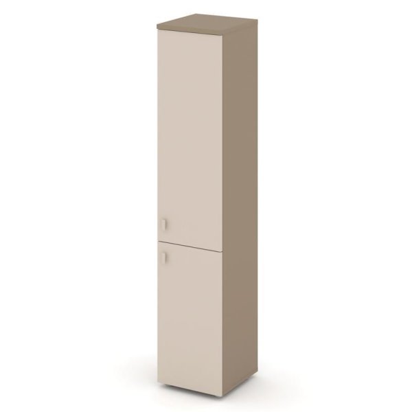 Шкаф высокий узкий прававый ES.SU-1.3 (R) (400х420х1977) (Латте/Капучино)