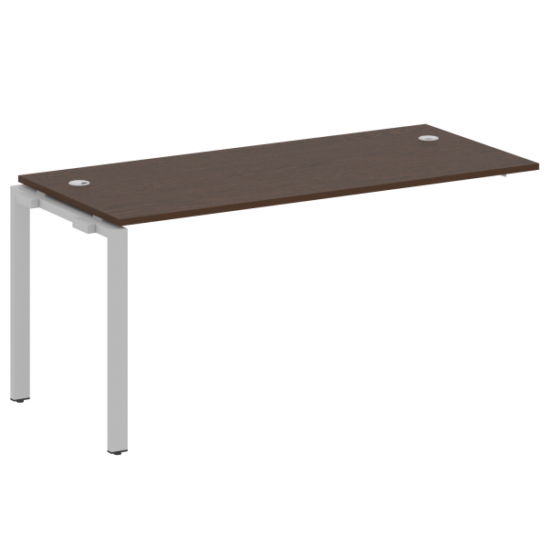 Проходной наборный элемент рабочей станции Metal System Style БП.ПРС-СП-1.4 1600x720x750 (Венге Цаво/Серый металл)