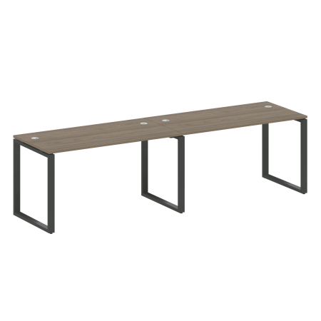 Рабочая станция Metal System Style БО.СМ-2.3 2800x720x750 (Вяз/Антрацит металл)