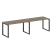 Рабочая станция Metal System Style БО.СМ-2.3 2800x720x750 (Дуб Наварра/Серый металл)