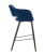 Стул барный Саймон велюр тёмно-синий (Стул барный Саймон темно-синий)