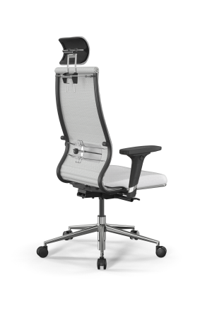 Кресло для руководителя Метта SynchroSit 10 B2-161D - Extra /Km02/Wm12/D02P/H3mL-2D(M24.B23.G18.W03) (Белый)