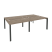 Рабочая станция на П-образном м/к Onix O.MP-D.RS-4.2.7 2360x1475x750 (Тиквуд Темный/Белый Металл)