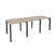 Рабочая станция на П-образном м/к Onix O.MP-RS-3.0.8 2340x800x750 (Тиквуд Темный/Белый Металл)