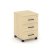 Тумба мобильная 3 ящика стандартные колеса SN.TM-002 (416х460х611) (Антрацит/Тиквуд Светлый)