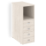 Тумба с подсветкой 4 ящика завершающая, левая Onix O.R-TV-4.SL 436x767x1185 (Тиквуд Светлый)