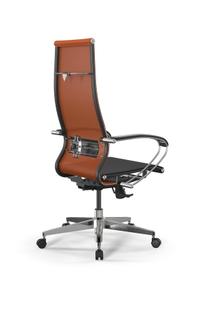 Кресло для руководителя Метта SynchroSit 10 B1-107K - T /Km00/Nb00/K1cL(M20.B22.G18.W02) (Черный | Оранжевый)