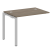 Проходной наборный элемент рабочей станции Metal System Style БП.ПРС-СП-1.1 1000x720x750 (Дуб Наварра/Серый металл)