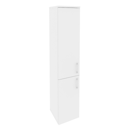 Шкаф высокий узкий левый Onix O.SU-1.3L 400x420x1977 (Белый Бриллиант)