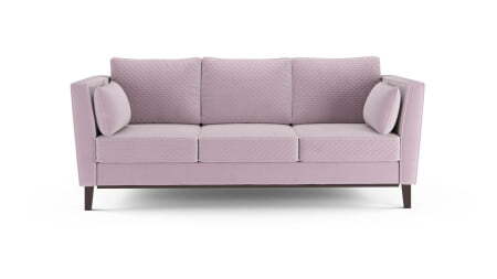 Диван 3-местный раскладной Neapole (2320x970x960) Розовый (Розовый)