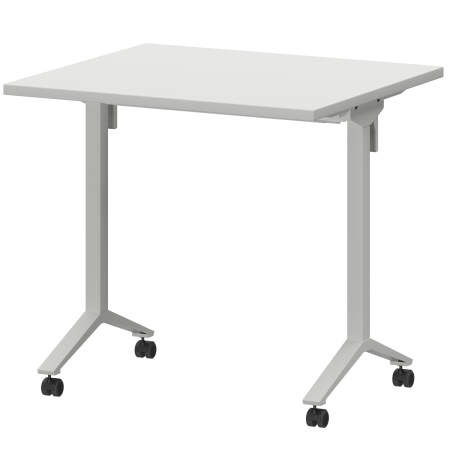 Стол мобильный складной Моби МБ25-80.70 800x700x750 (Белый/Белый)