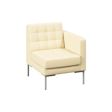 Секция с подлокотником одноместная FR-SP-01 (L) (Oregon 11/Металл Серый)