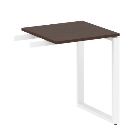 Приставной элемент БО.ПР-1 600x600x750 (Венге Цаво/Белый металл)