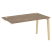 Стол-приставка к опорным элементам на деревянных опорах Onix Wood OW.SPR-3.8 1380x800x750 (Тиквуд Светлый/Дуб Темный)