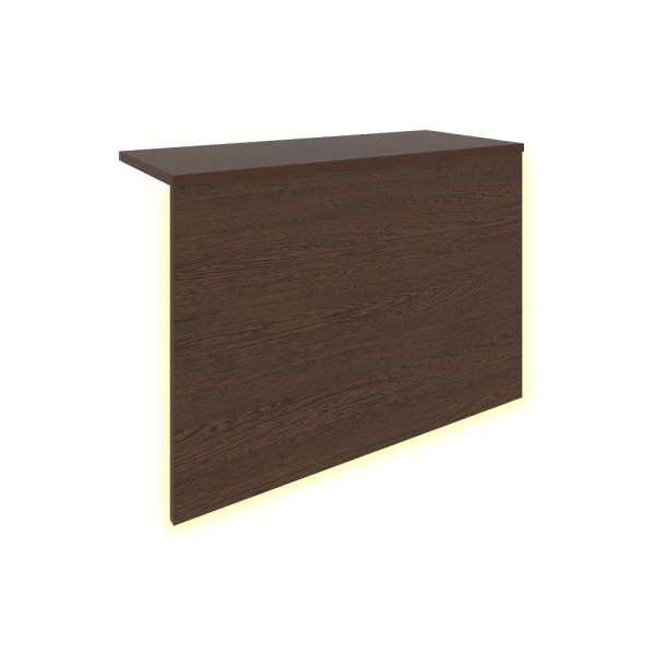 Накладка с подсветкой для Л.МП-3 Л.Н-3С 760x321x536 (Венге Цаво)